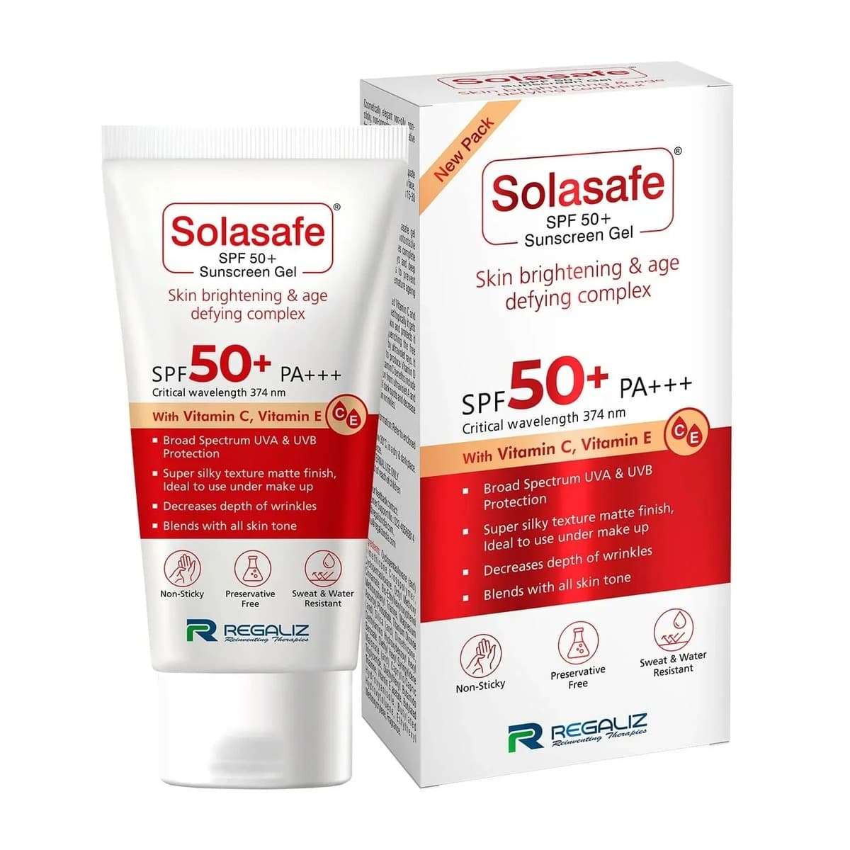 SPF 50+ Silicone Sunscreen Gel