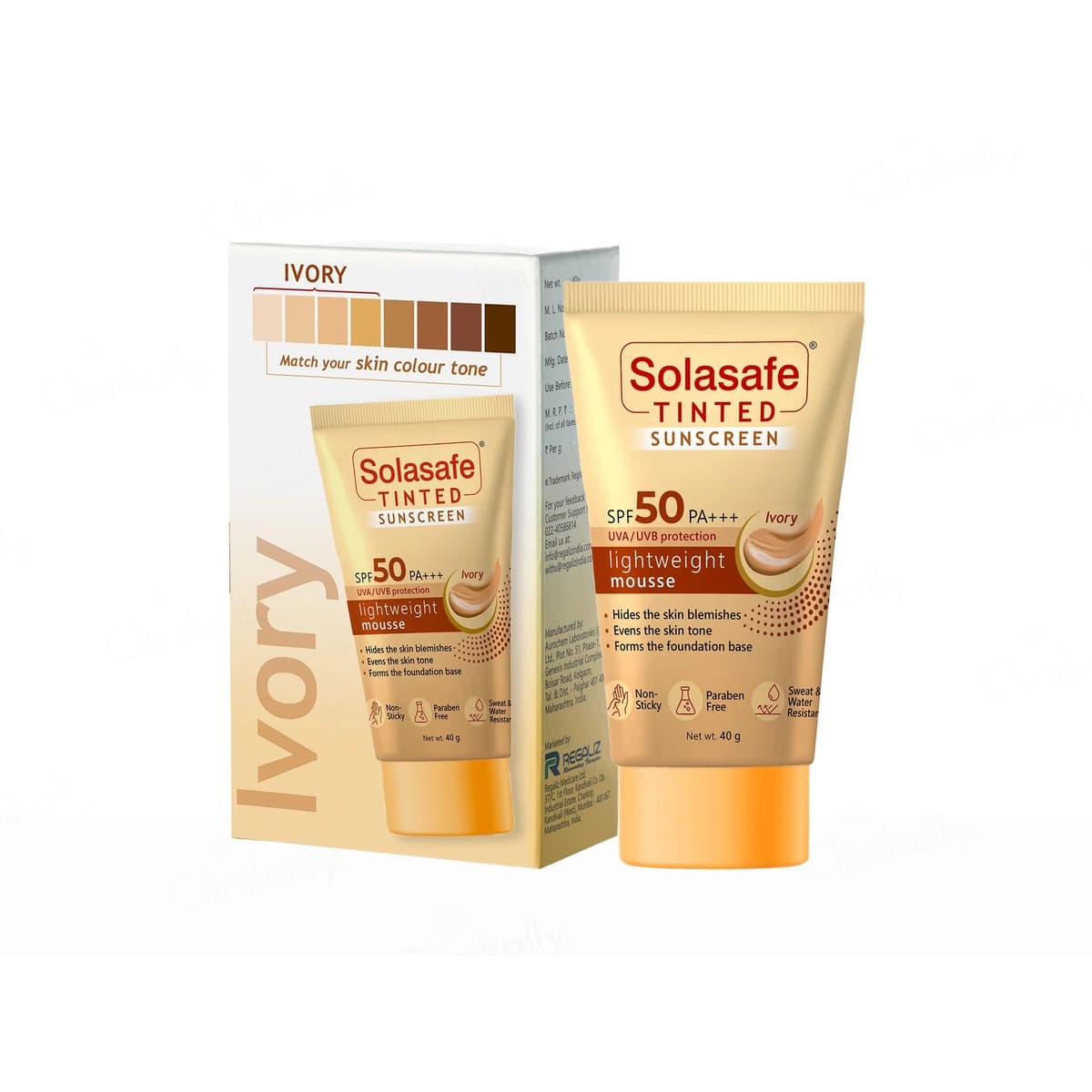 Tinted Ivory Sunscreen SPF 50